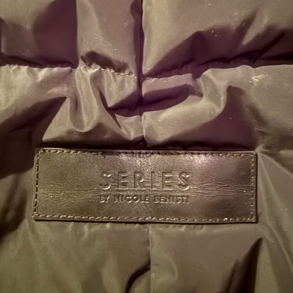 New! Women’s SERIES BY NICOLE BENISTI Puffer Jacket Size Large - Picture 7 of 11